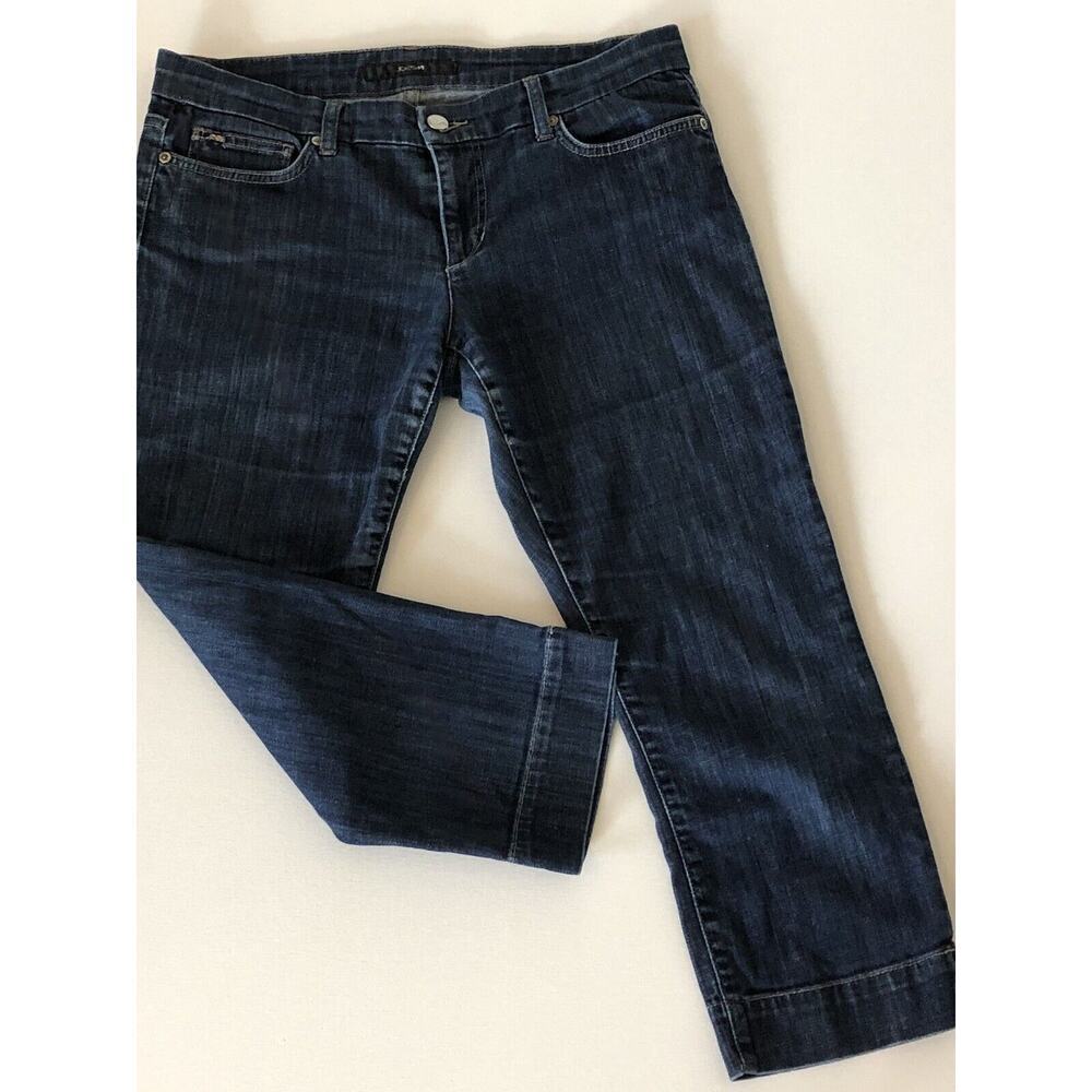 Joe’s Jeans Dark Wash Slit Hem Kicker Jean 3/4 pants capri 27